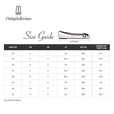 pretty ballerina flats|pretty ballerinas size chart.